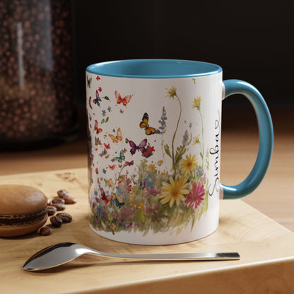 Schipperke #2 Personalized Accent Mugs, 11oz