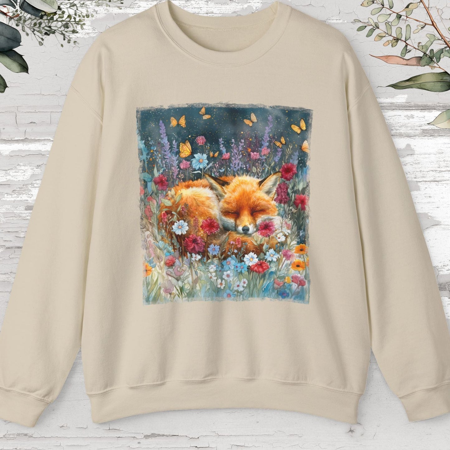 Fox sleeping #3 Unisex Sweat Shirt.