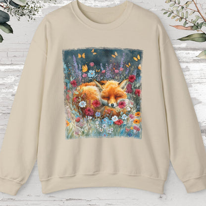 Fox sleeping #3 Unisex Sweat Shirt.