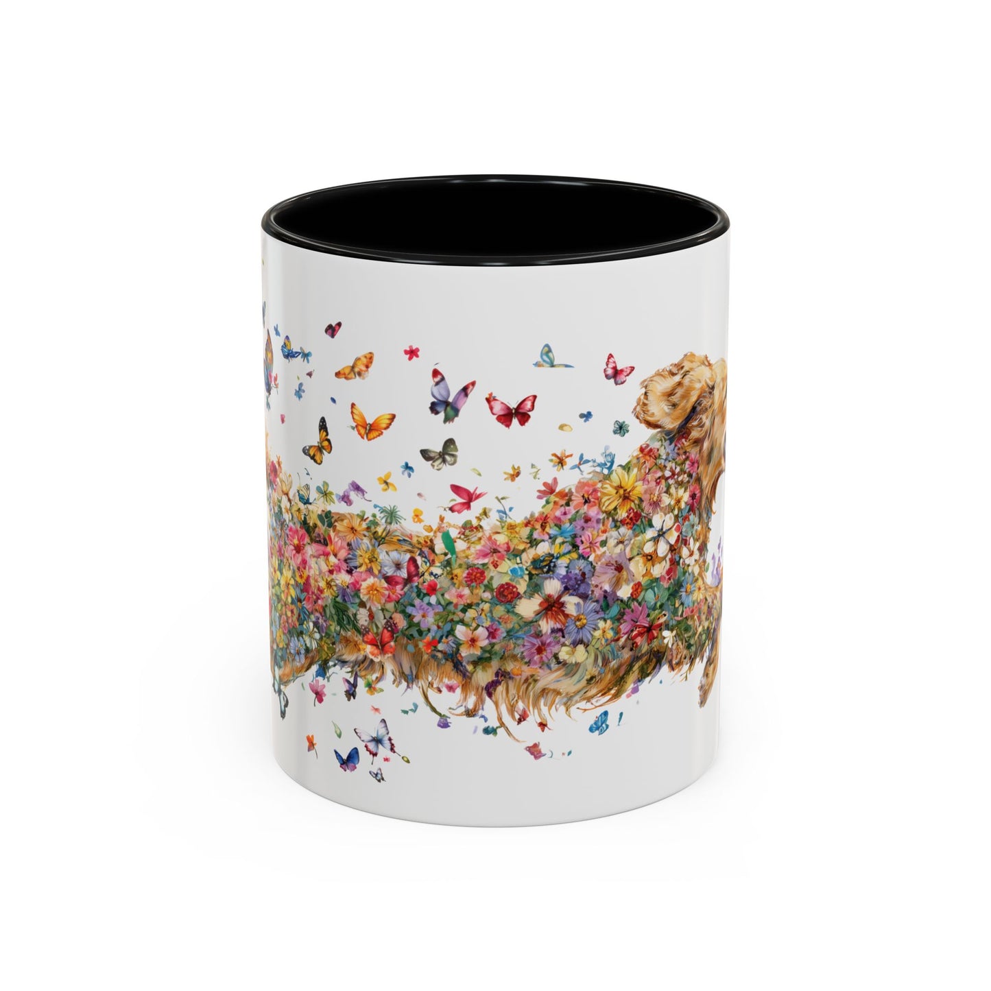 Golden Retriever #2 Retriever Personalized Accent Mugs, 11oz