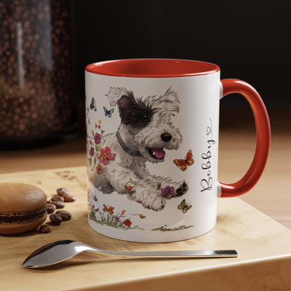 Sealyham Terrier Personalized Accent Mugs, 11oz