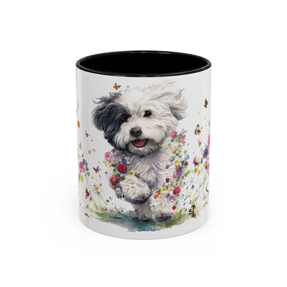 Cotton de Tulear Personalized Accent Mugs, 11oz