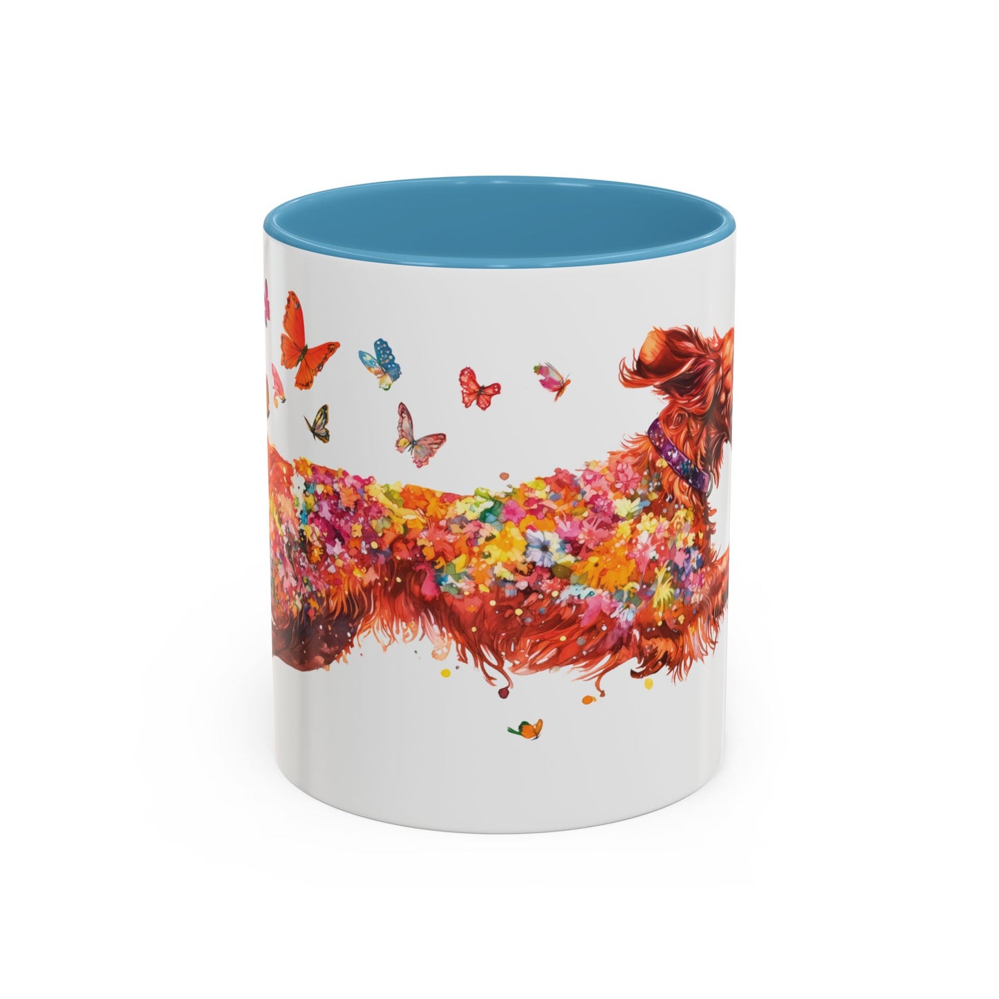 Irish Setter Personalized Accent Mugs, 11oz