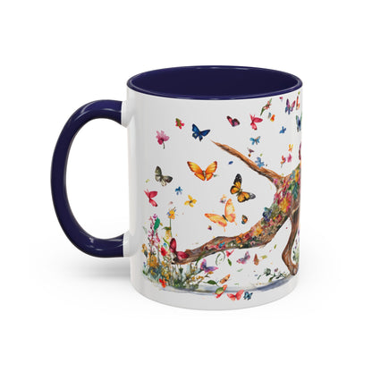 Wire Haired Vizsla Personalized Accent Mugs, 11oz