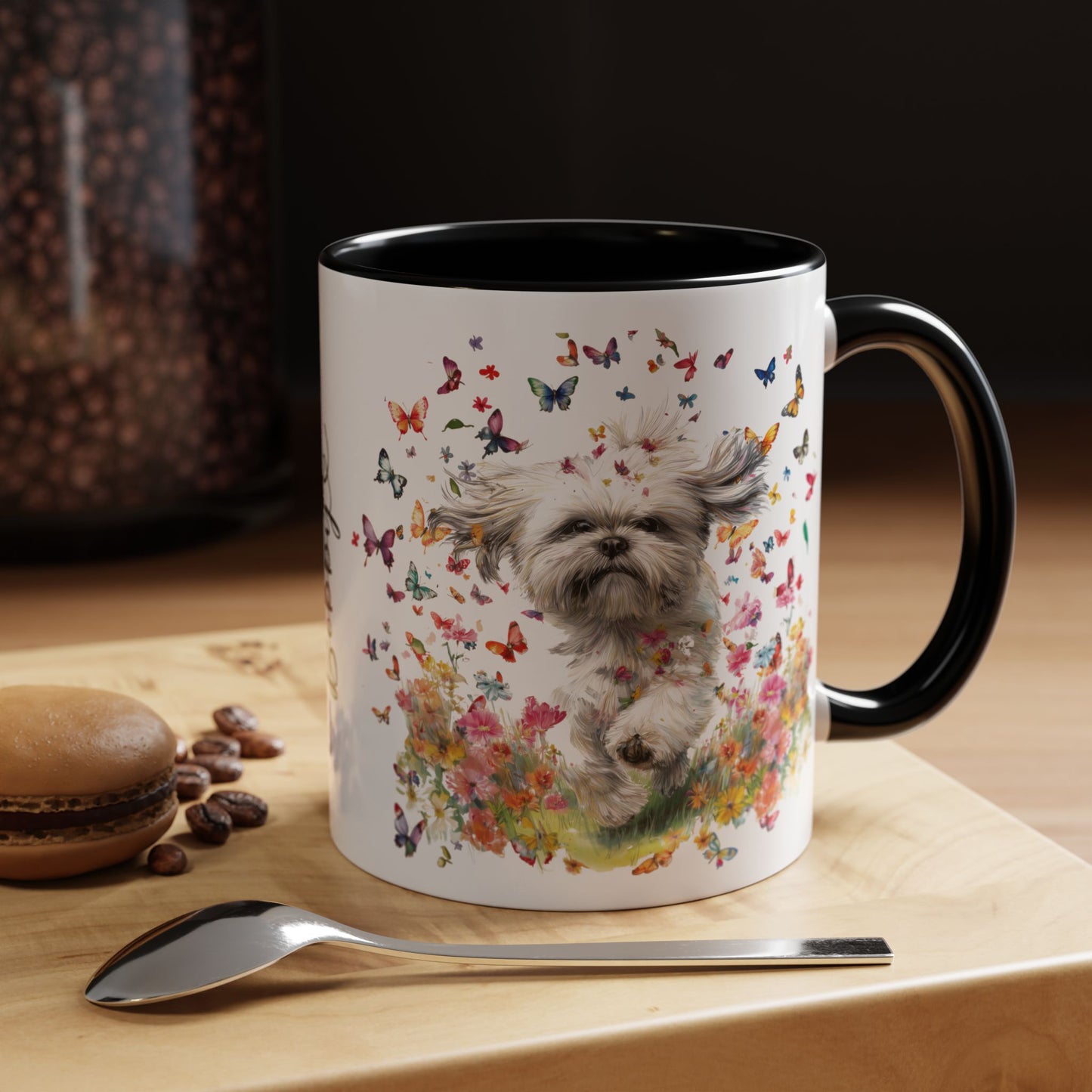 Shih Tzu #3 Personalized Accent Mugs, 11oz