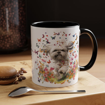 Shih Tzu #3 Personalized Accent Mugs, 11oz