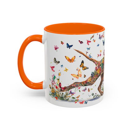 Wire Haired Vizsla Personalized Accent Mugs, 11oz