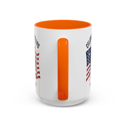 Dachshund #1 - 250th Celebration Personalised  Accent Mugs, 11oz & 15oz