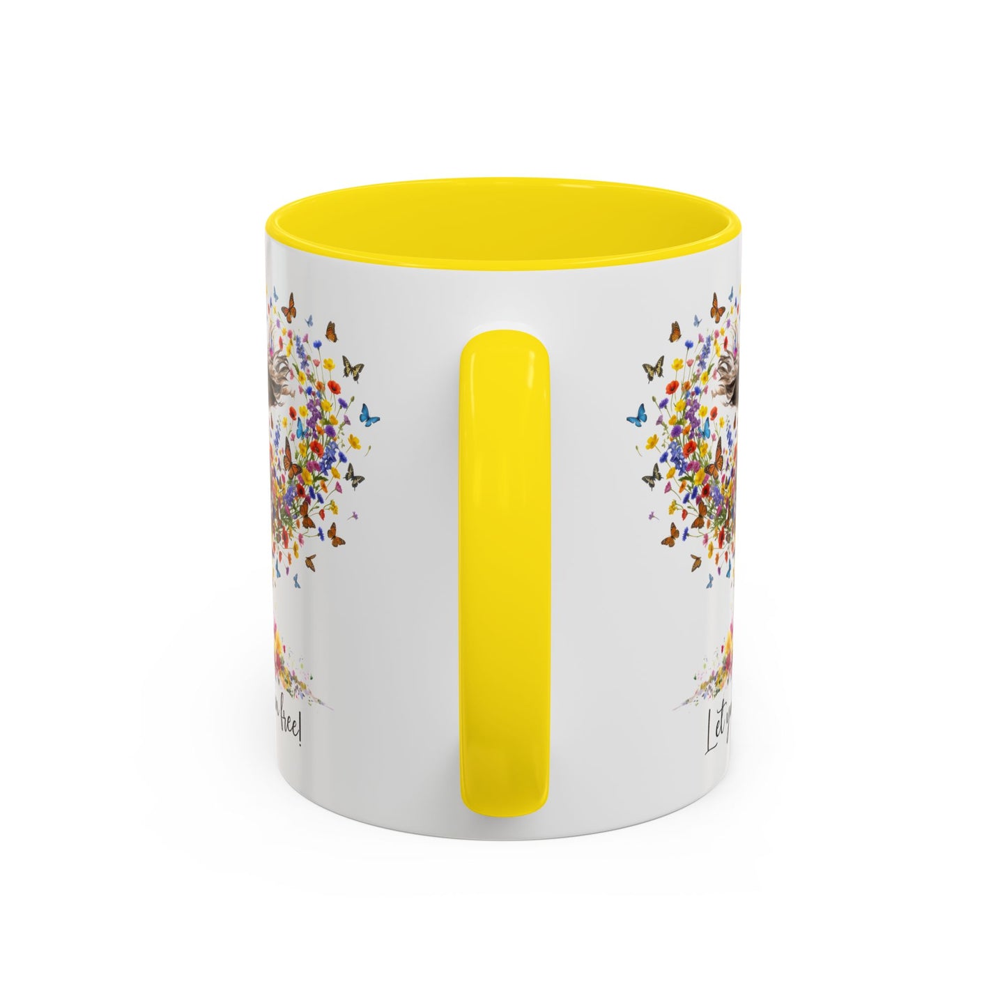 Spinone Italiano #2, Let your spirit run free, personalized colourful Mugs, 11oz