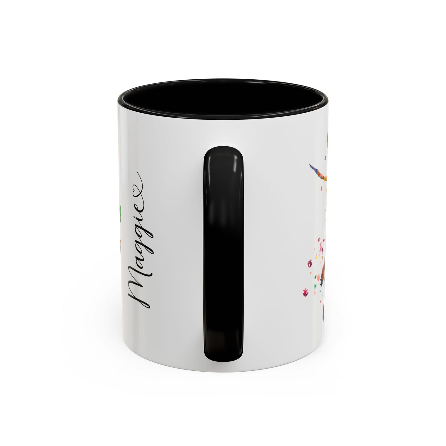 Great Dane #2 Personalized Colorful Accent Mugs, 11oz