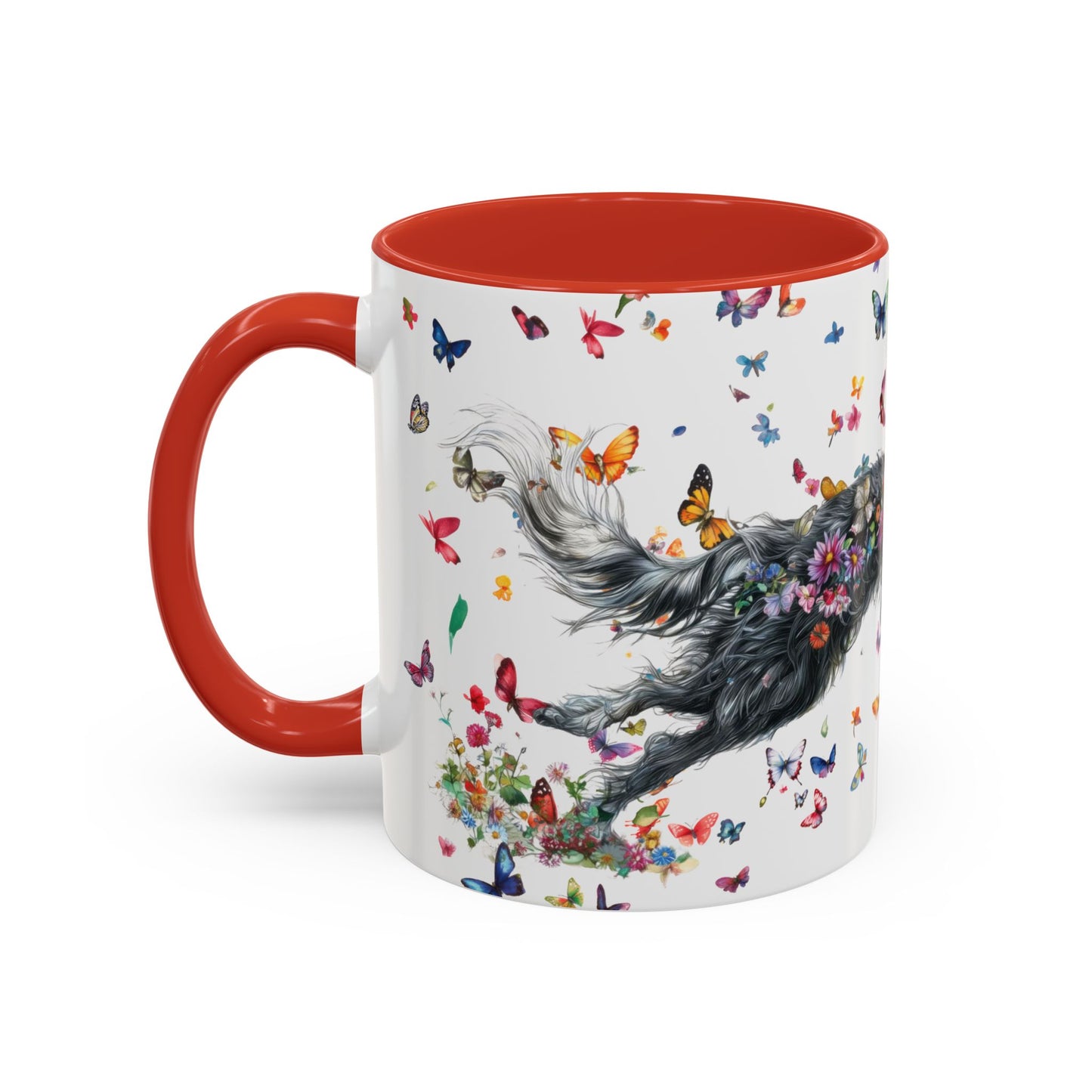 Silken Windhound #2 Personalized Accent Mugs, 11oz