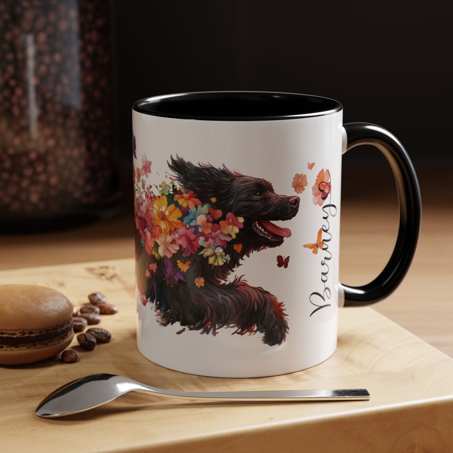 Newfoundland Personalized Accent Mugs, 11oz