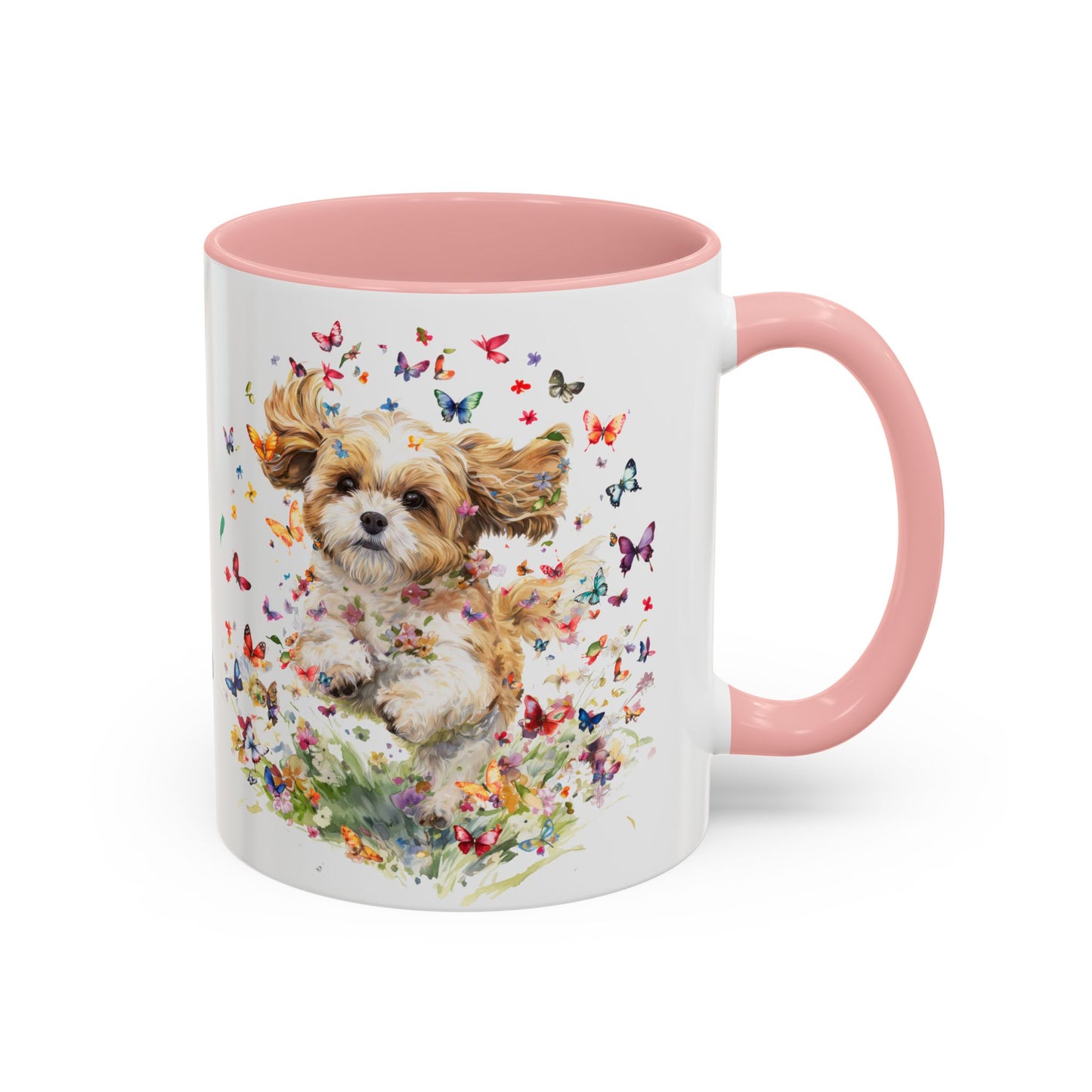 Shih Tzu #8  Personalized Accent Mugs, 11oz