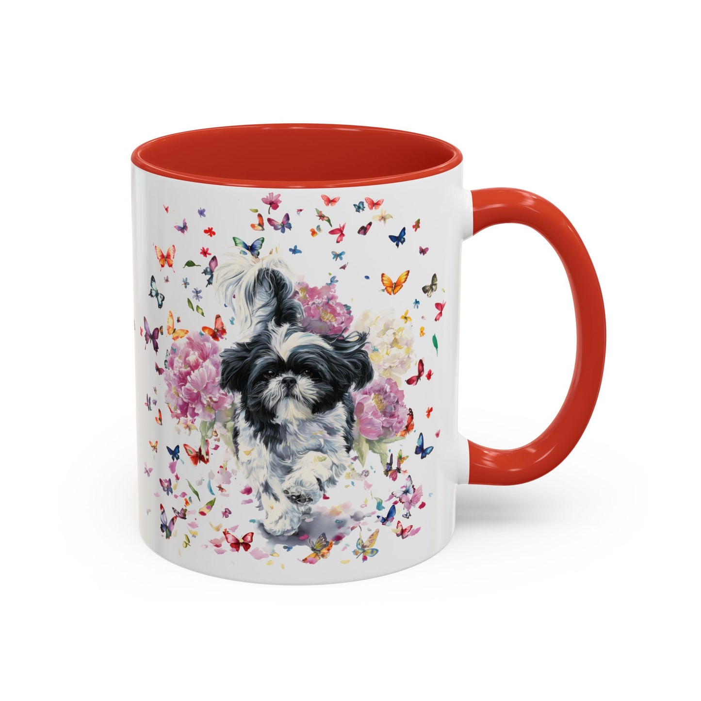 Shih Tzu #4 Personalized Accent Mugs, 11oz