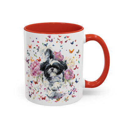 Shih Tzu #4 Personalized Accent Mugs, 11oz