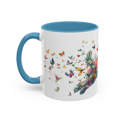 Yorkipoo #1 Personalized Accent Mugs, 11oz