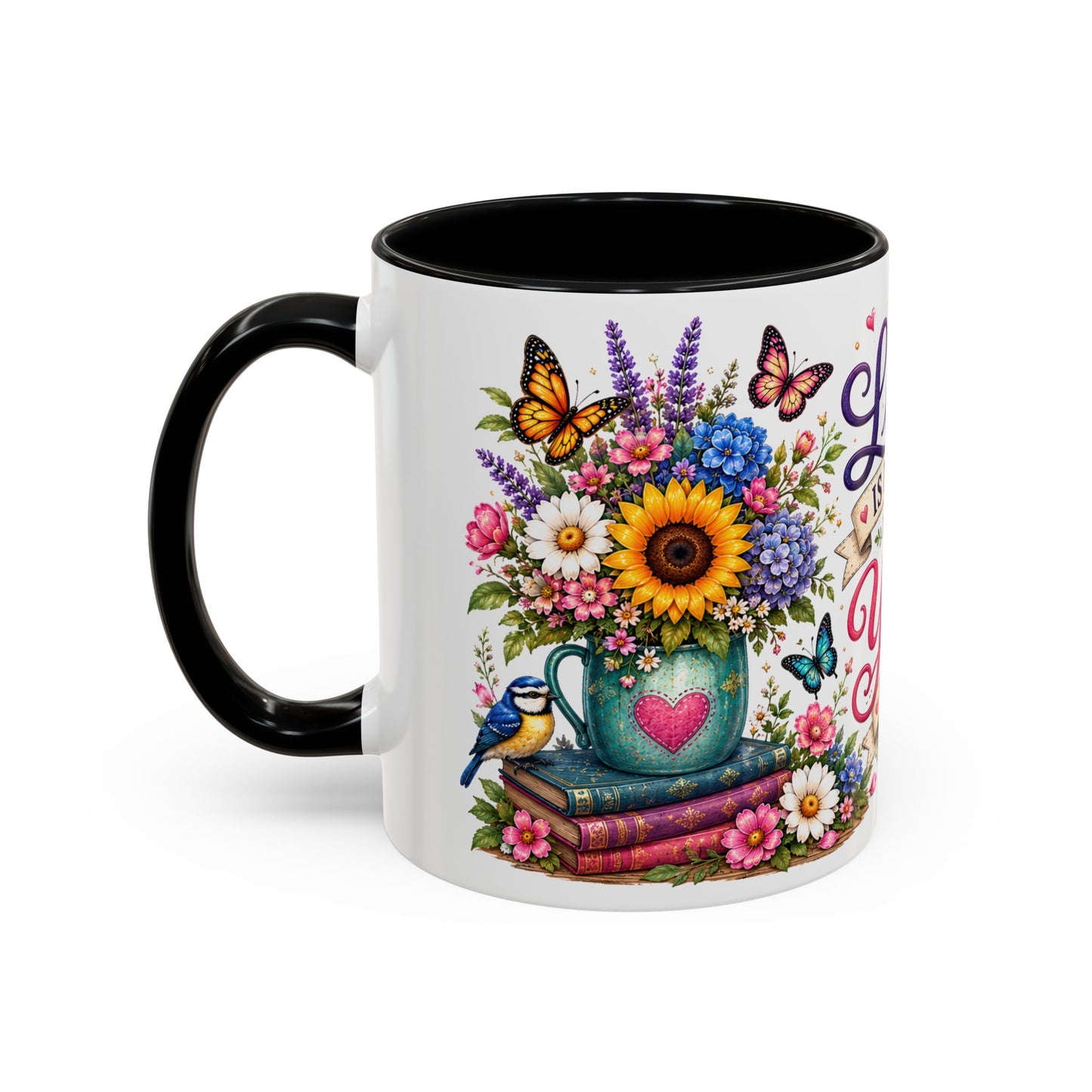 Life is better with you in it, 11oz  accent mug