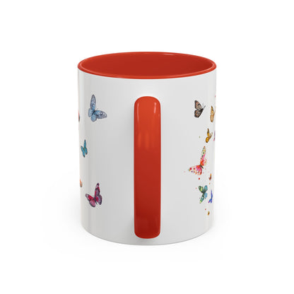 Red Heeler (Cattle dog)  Live like the gate Accent Mugs, 11oz