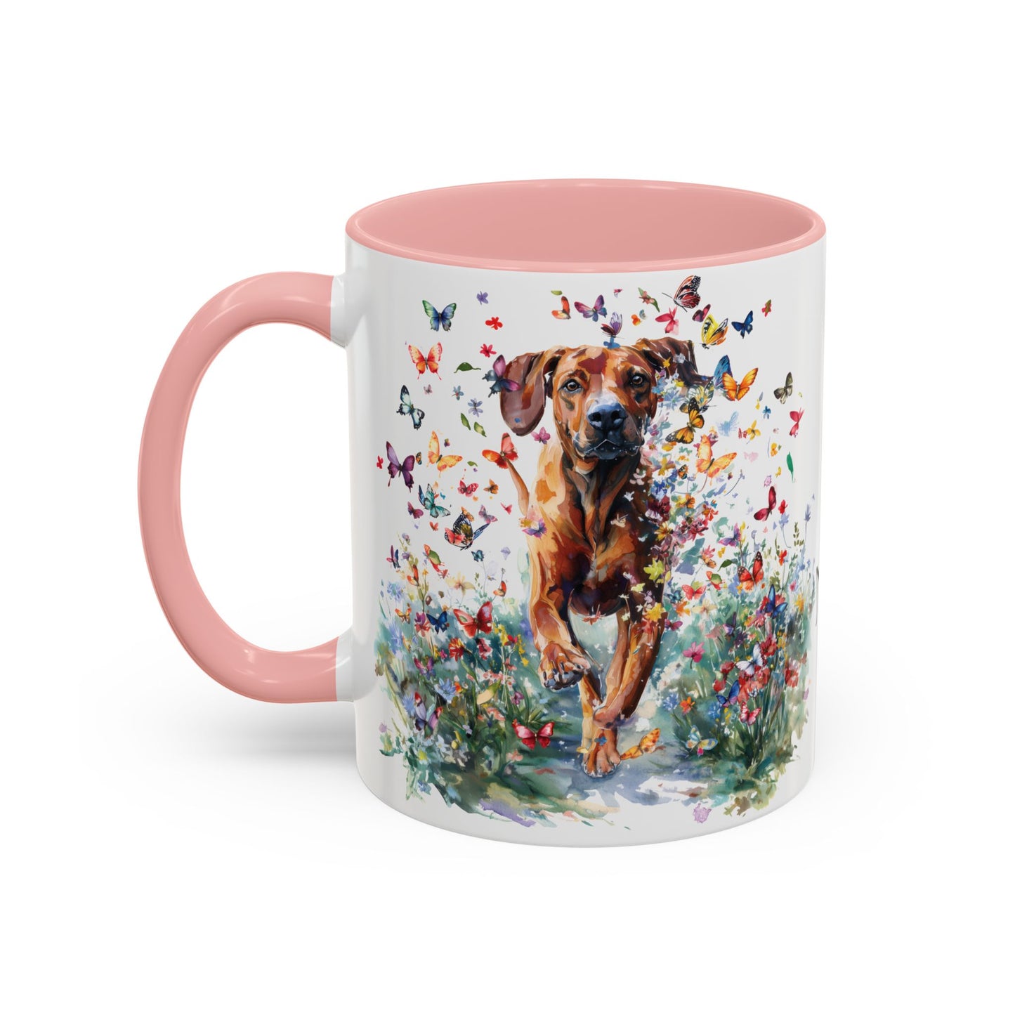 Rhodesian Ridgeback #2 Personalized Accent Mugs, 11oz