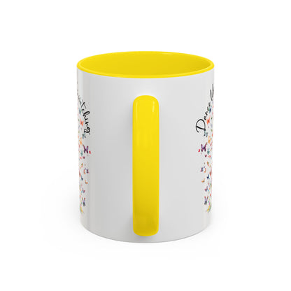 West Highland Terrier "Dance like nobody's watching" personalized colourful Mugs, 11oz