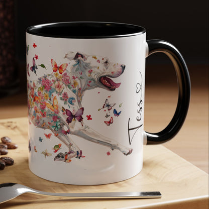 Bull Arab Personalized Colorful Accent Mugs, 11oz