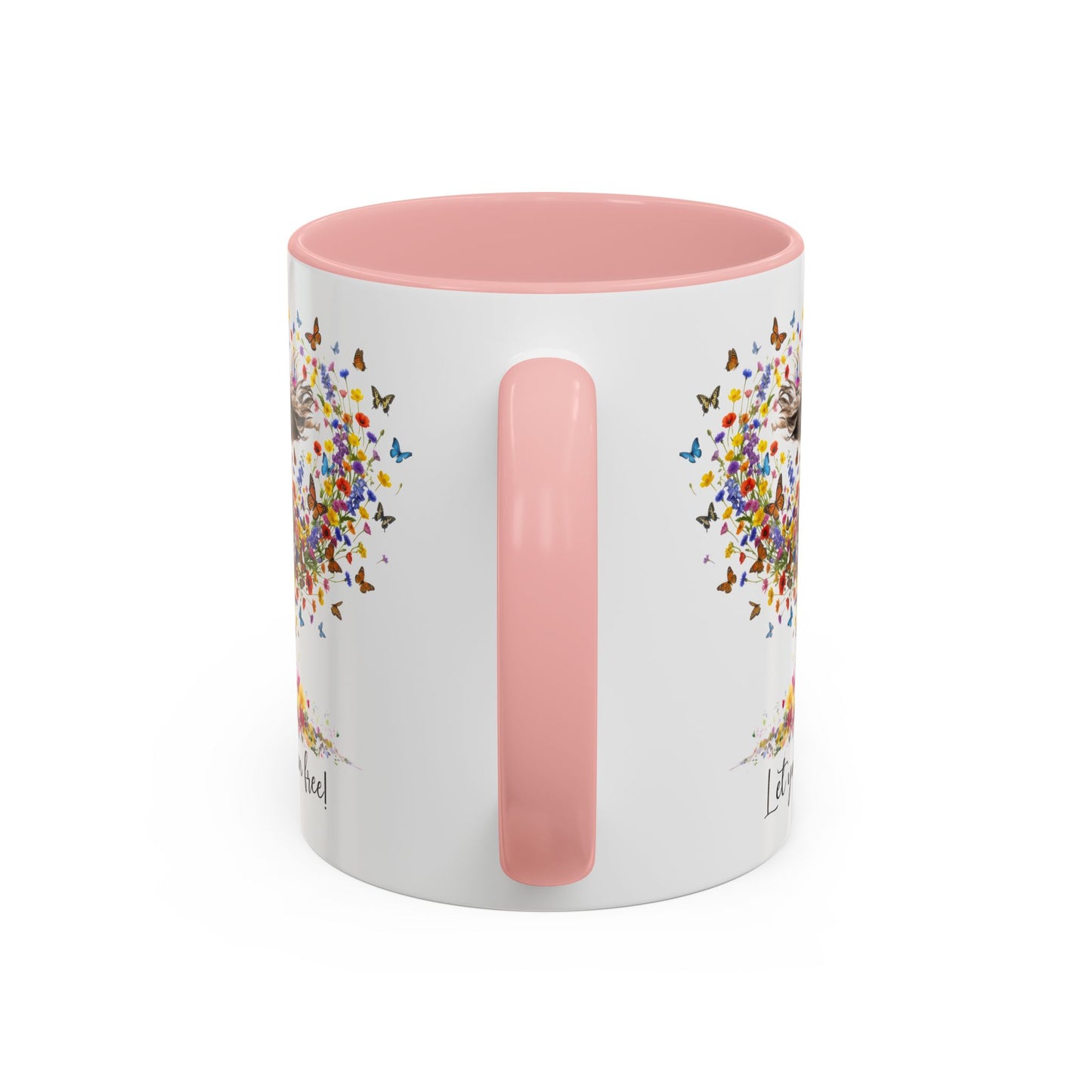 Spinone Italiano #2, Let your spirit run free, personalized colourful Mugs, 11oz