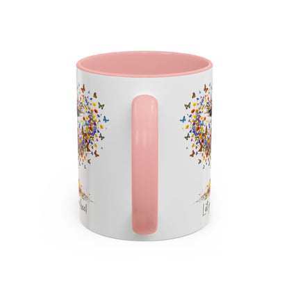 Spinone Italiano #2, Let your spirit run free, personalized colourful Mugs, 11oz