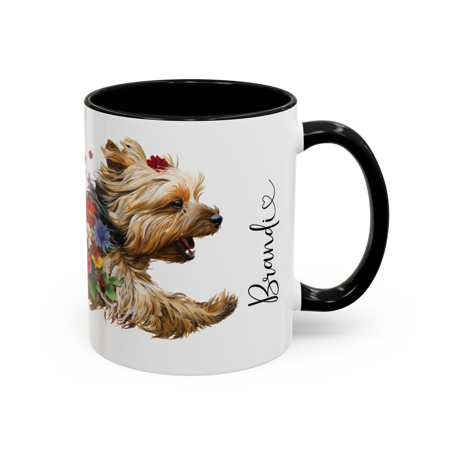 Silky Terrier Personalized Accent Mugs, 11oz