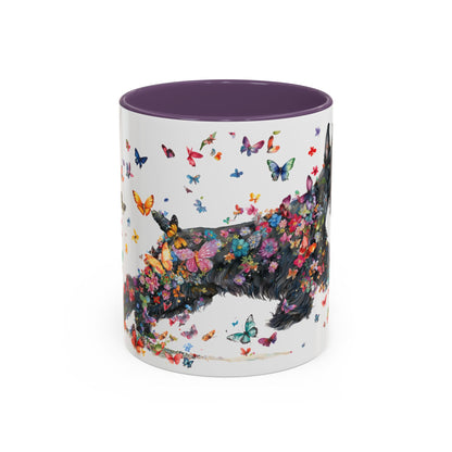 Giant Schnauzer Personalized Accent Mugs, 11oz