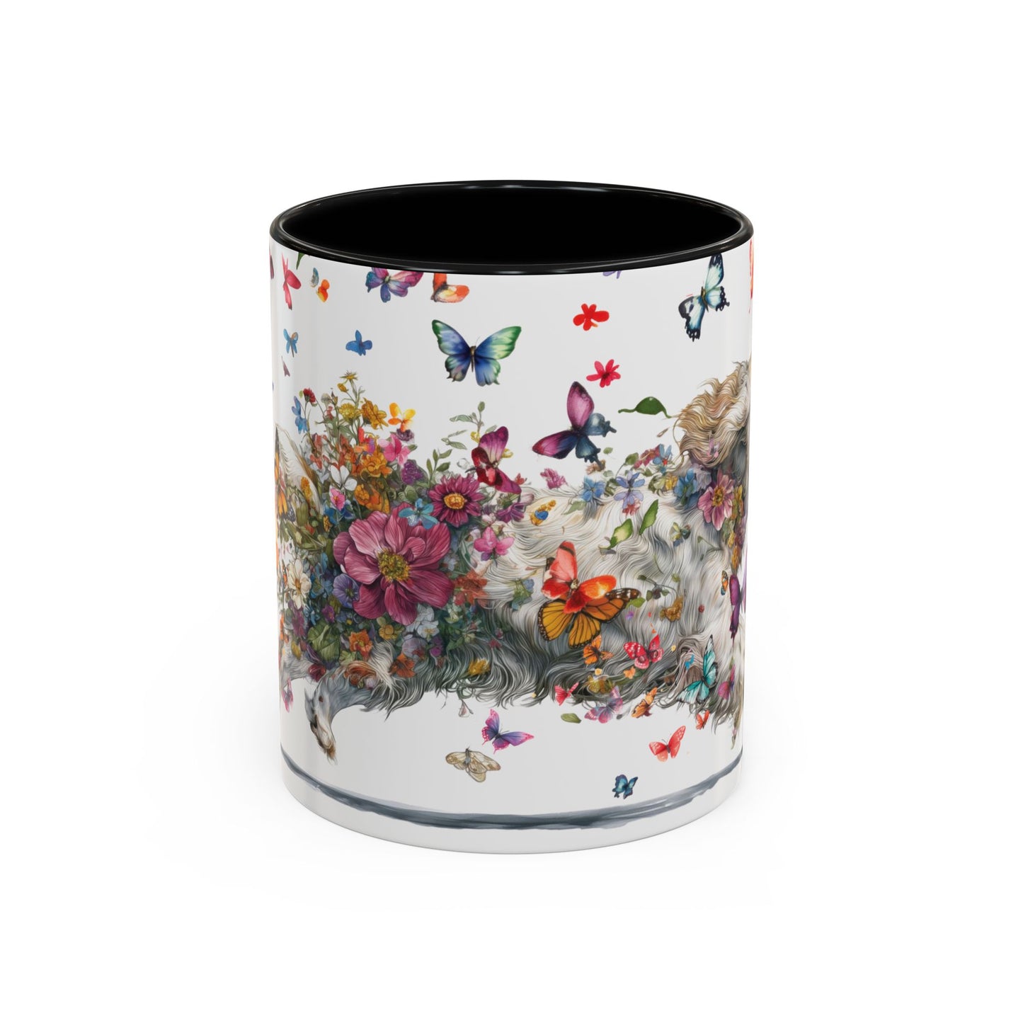 Clumber Spaniel #1 Personalized Accent Mugs, 11oz