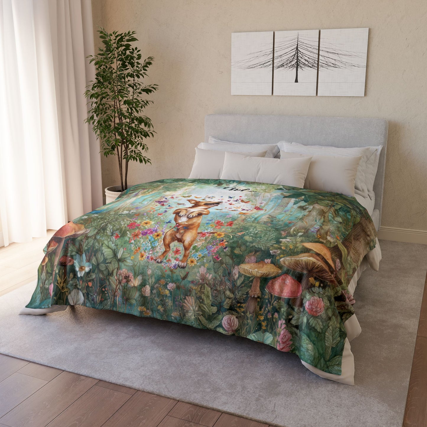 ANY DESIGN #2 Personalised Mystical Forest Blanket