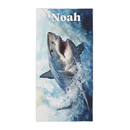Megalodon #1 Personalised Beach Towels