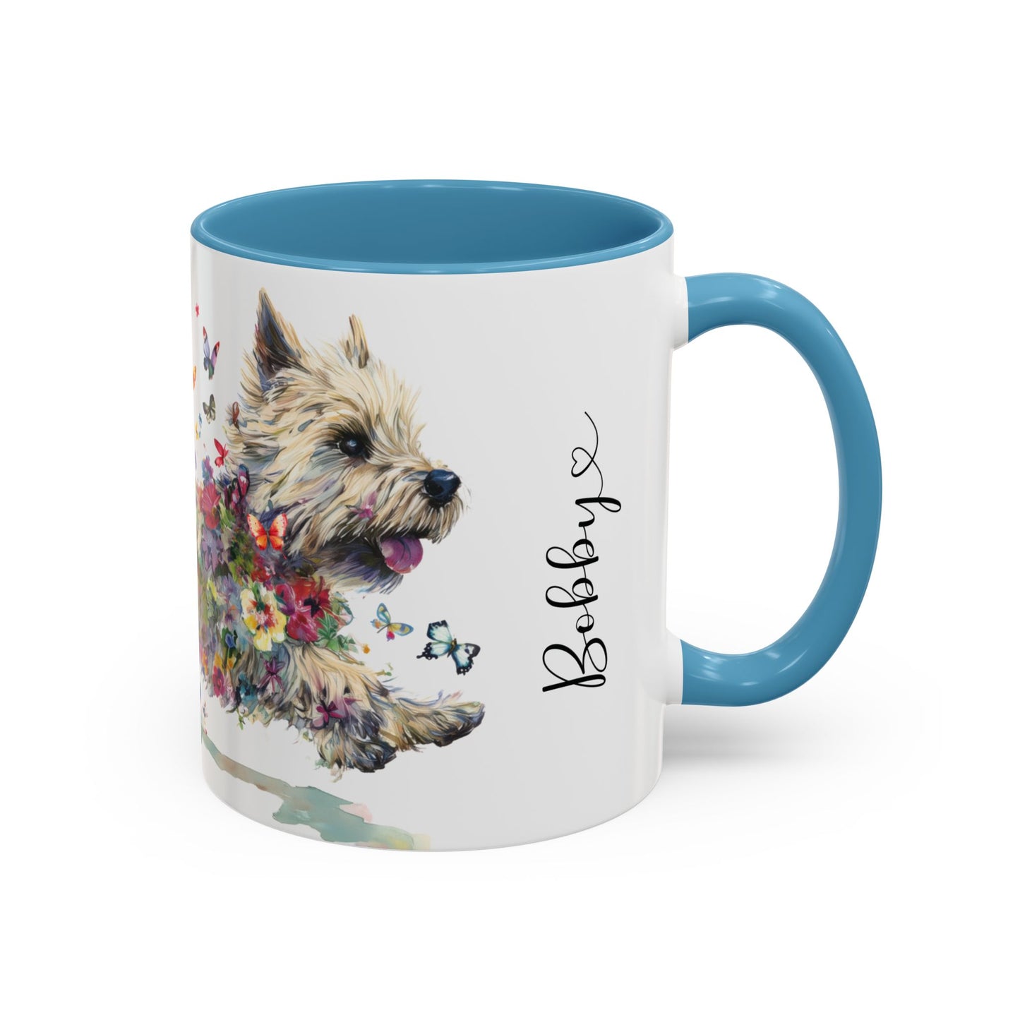 Cairn Terrier #1 Personalized Accent Mugs, 11oz