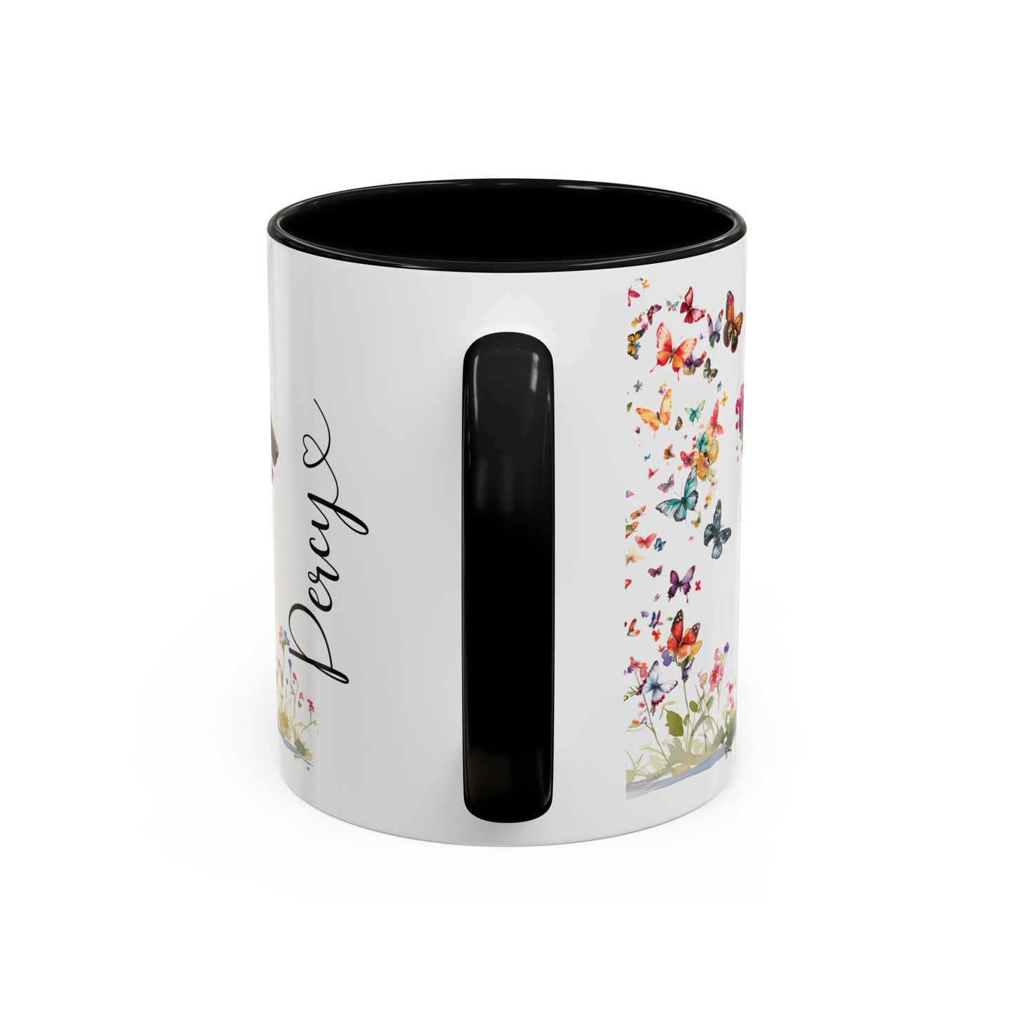 Curly Coated Retriever #1 Personalized Accent Mugs, 11oz