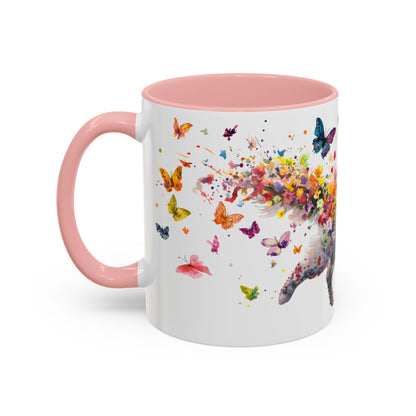 Samoyed Colorful Accent Mugs, 11oz