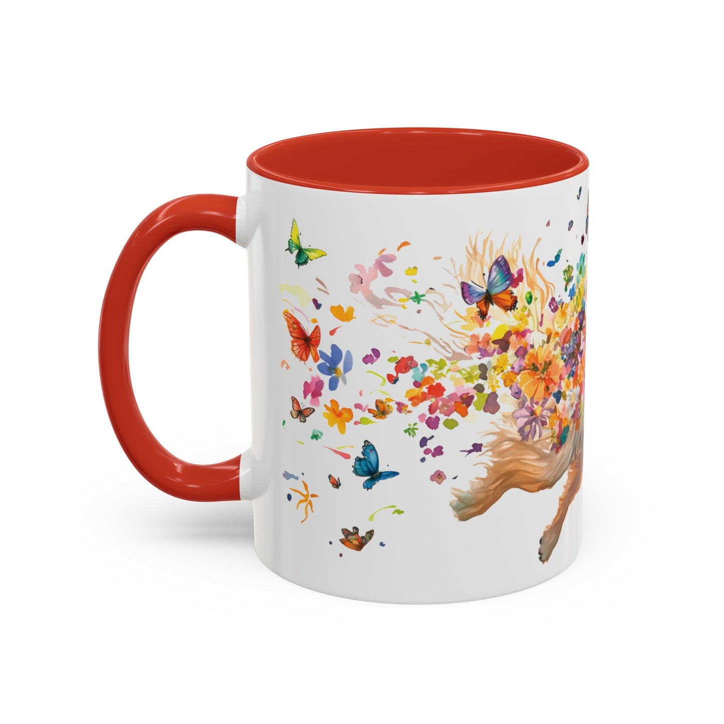 Peekingese Personalized Accent Mugs, 11oz