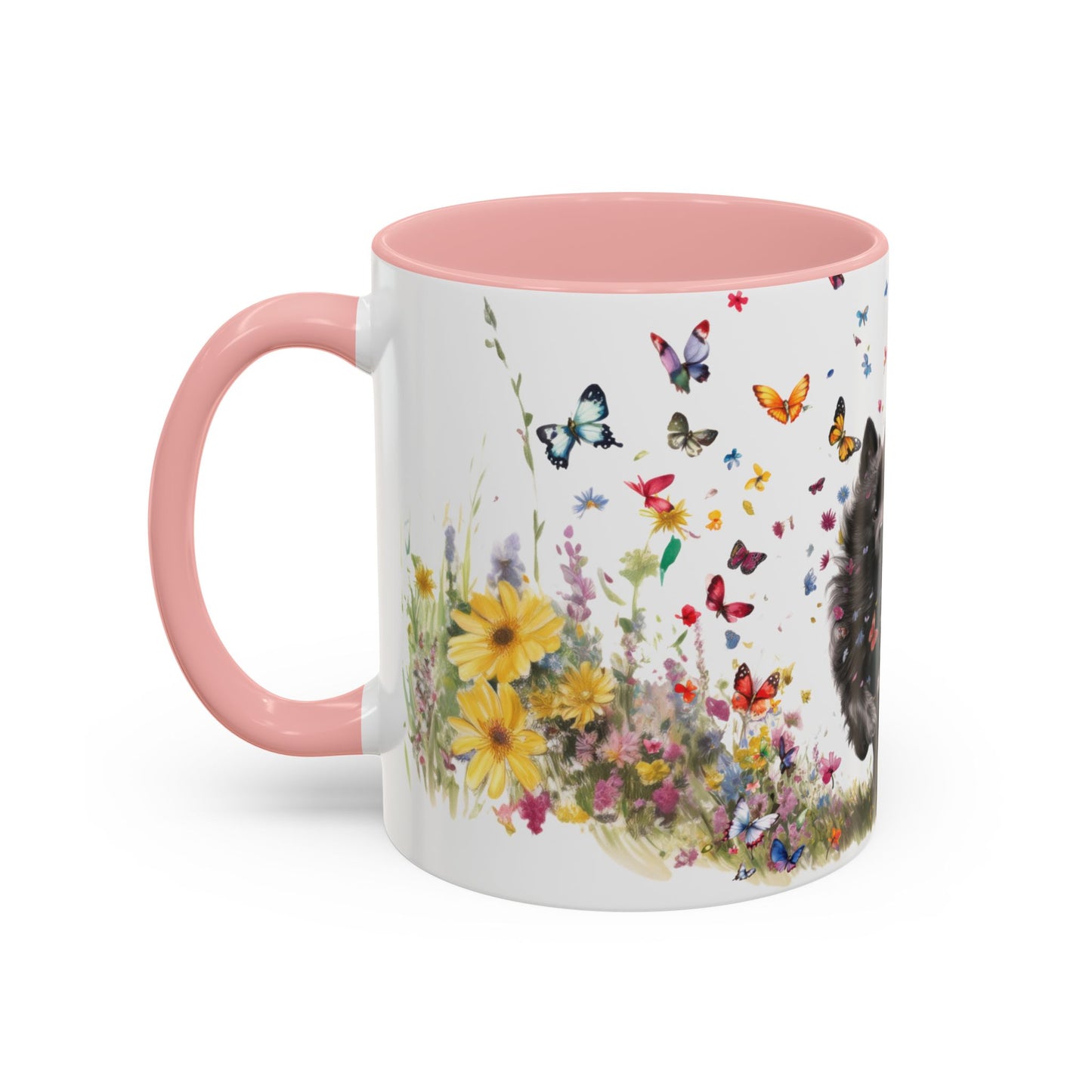 Schipperke #2 Personalized Accent Mugs, 11oz