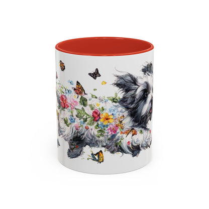 Coton De Tulear Personalized Accent Mugs, 11oz