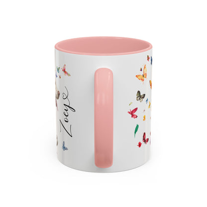 Clumber Spaniel #1 Personalized Accent Mugs, 11oz