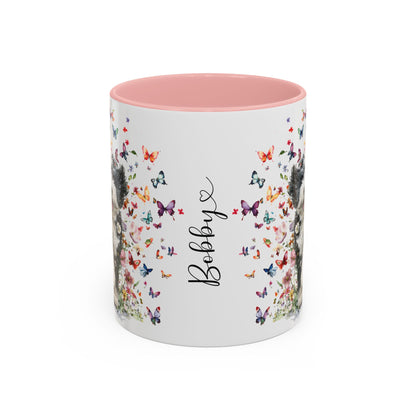 Bernedoodle #2 Personalized Accent Mugs, 11oz