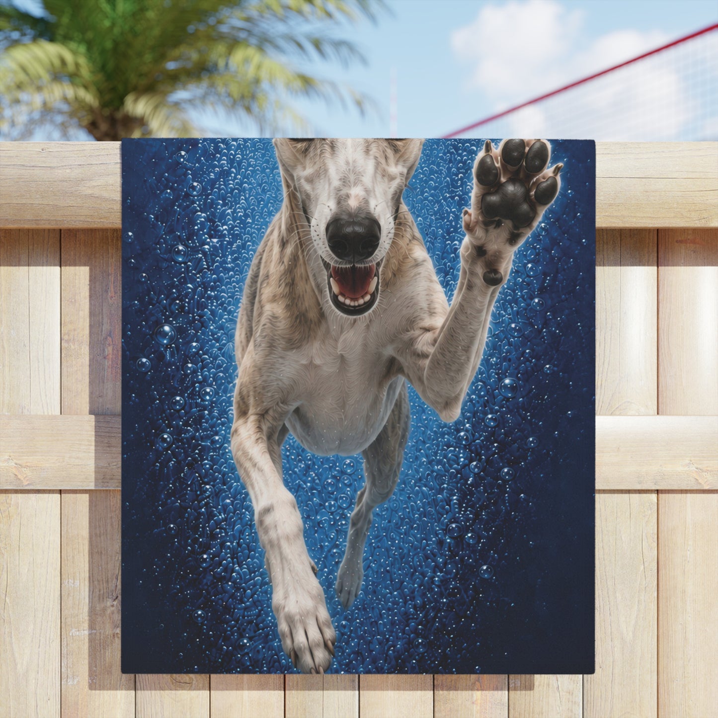 Whippet PAWS Beach Towel