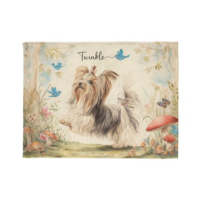 Biewer Terrier Personalised Blanket