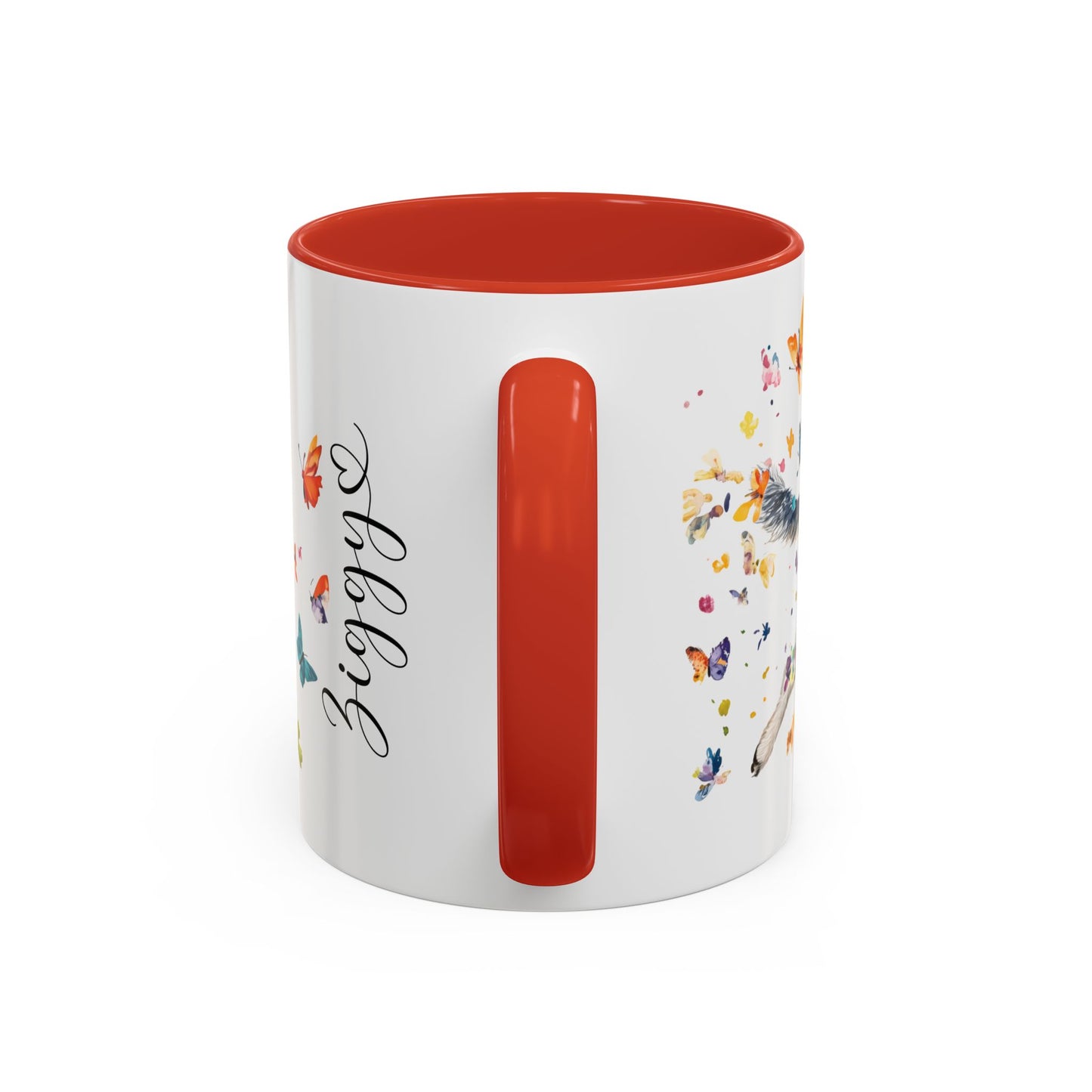 Husky #2 Personalized Accent Mugs, 11oz
