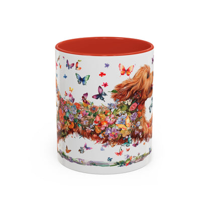 Cockapoo/Cavapoo/Cavoodle #2 Living my best life, Accent Mugs, 11oz