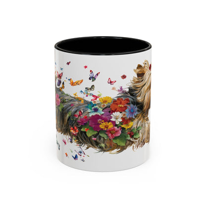 Silky Terrier Personalized Accent Mugs, 11oz
