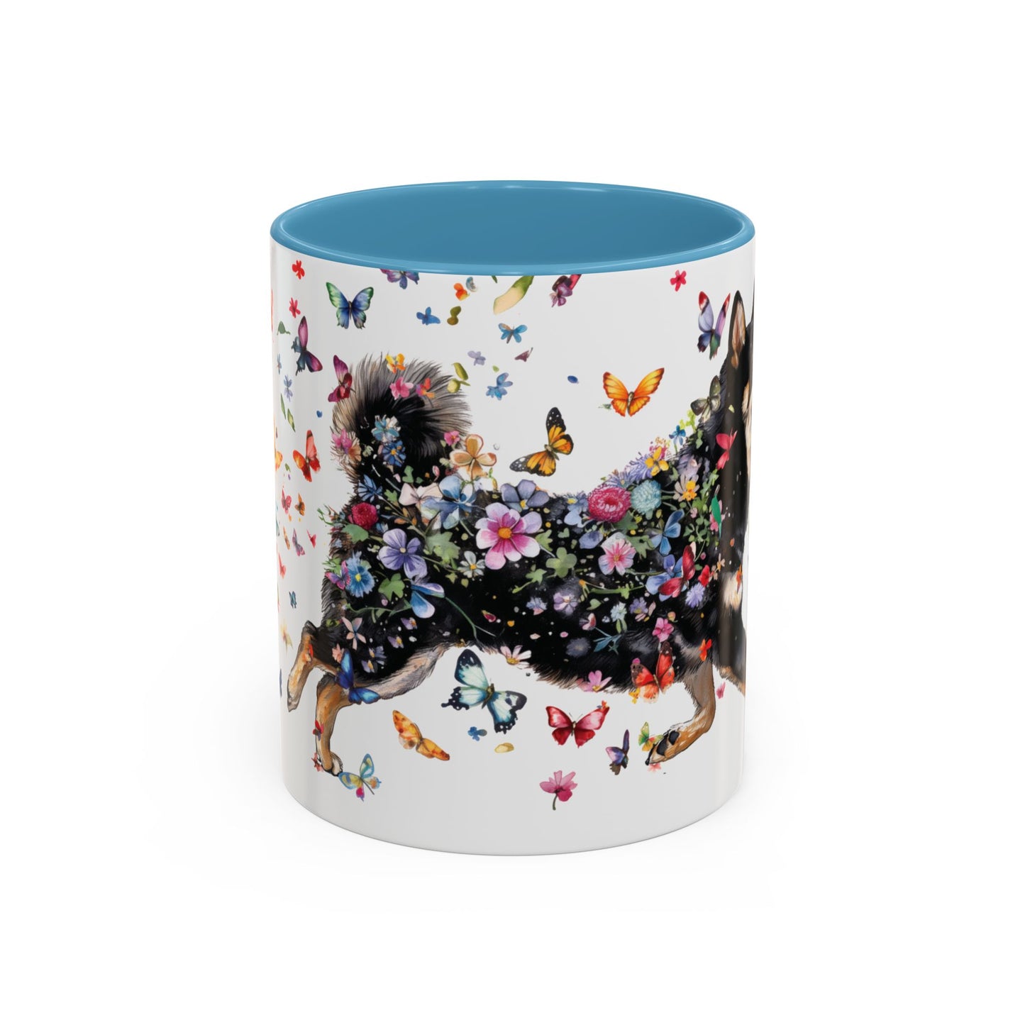 Shiba Inu #2 Personalized Accent Mugs, 11oz