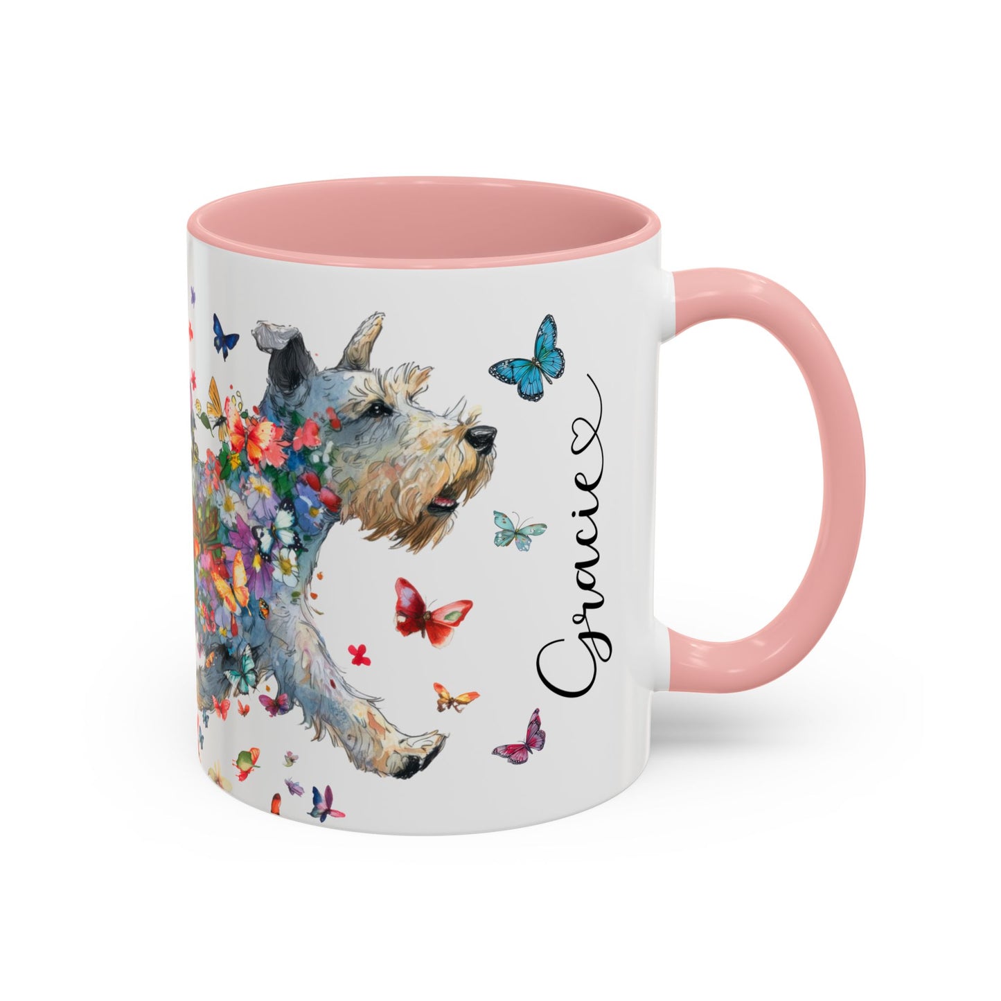 Lakeland Terrier #1 Personalized Accent Mugs, 11oz