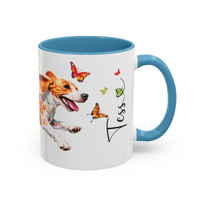 Beagle Personalized Accent Mugs, 11oz