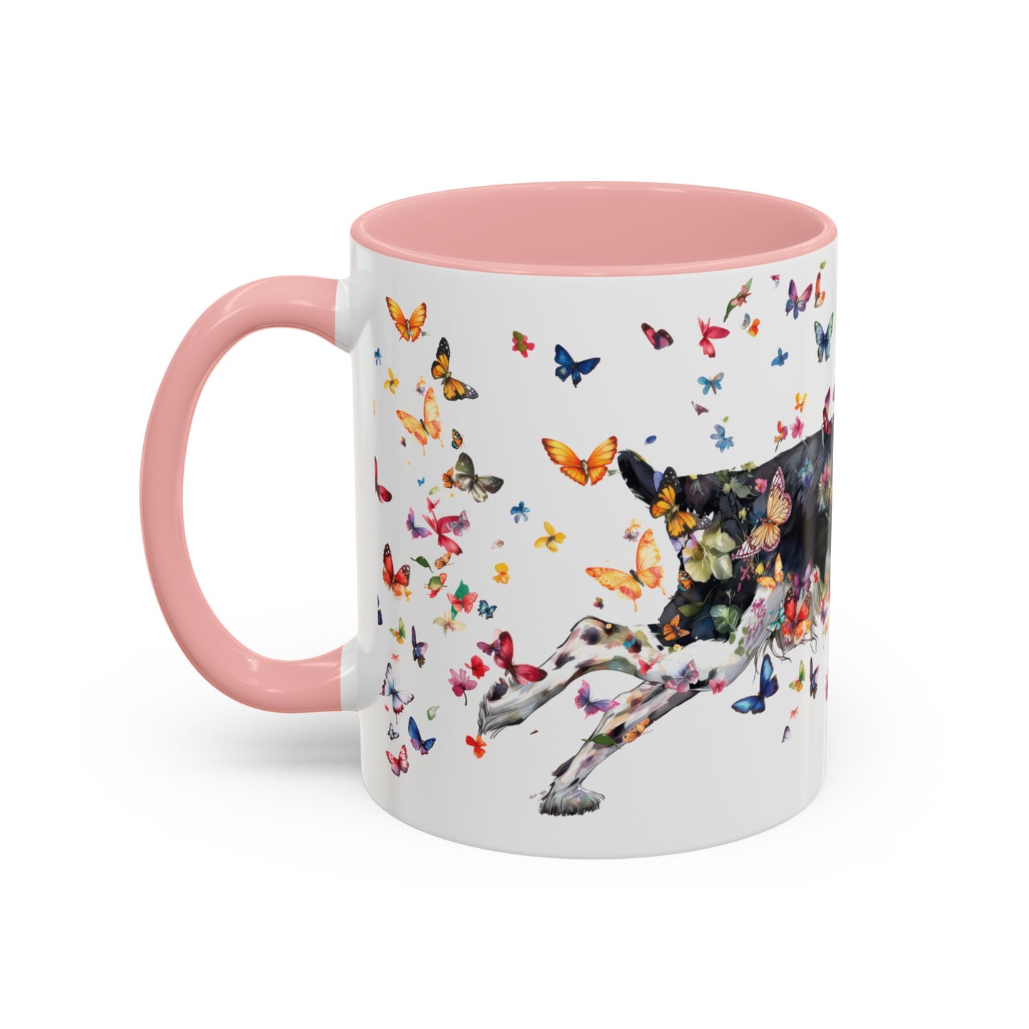 English Springer Spaniel Personalized Accent Mugs, 11oz