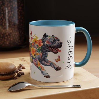 Cane Corso (crop ears) Personalized Accent Mugs, 11oz